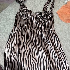 super adorable zebra dress